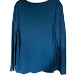 Weekends by Chico’s Women's Teal Starry Night Top Blue Size 2 Photo 1