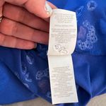 Boden long sleeve royal blue casual floral dress size 6 Photo 8