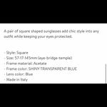 Gucci  57mm Square Sunglasses Photo 2