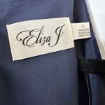 Eliza J NWT  Wide Leg Faux Wrap Jumpsuit Women's Navy Blue Size 4 Photo 4