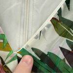 Badgley Mischka Palm Tree Maxi Dress Women’s Size 16 Ruffle Sleeve Tie Waist Photo 8