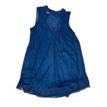 Altar'd State  Blue Lace‎ Embellished Sleeveless Dress MEDIUM Sheer Flowy NWT Photo 5