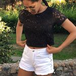 Nordstrom Black Lace Crop Top Photo 9