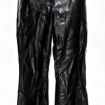 Wilfred  Black Faux Leather Straight Leg Pants Size 8 Photo 0