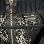 The Kooples Stretch Black Lace Sheer Scoop Neck 3/4 Sleeve Top Size S Small Photo 5