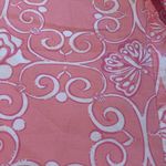 Lilly Pulitzer  Women's Vtg Pink Cropped Pants Roses & Butterflies Size 2 Photo 1