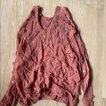 ZARA Terracotta Sequin Blouse Photo 2