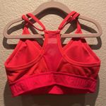 PINK - Victoria's Secret Victoria’s Secret PINK Ultimate Sports Bra Red Gold Logo Size XS Photo 3