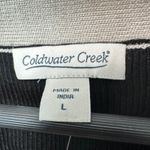 Coldwater Creek Women Aztec Southwestern Long Cardigan L Boho Artsy Indie NWT Photo 2