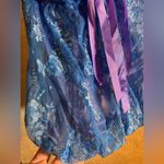 Victoria's Secret Blue and Purple Chemise Lace and Satin sexy little things 36C Photo 4
