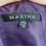 Marina Dress Strapless Lace Plum Purple Wedding Guest Bridesmaid Formal‎ Size 10 Photo 3