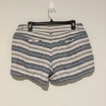 St. Tropez Linen Chino Striped Shorts blue pink size 8 Photo 1