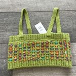 Cider  Size Small Green Crochet Crop Top New With Tags Photo 2