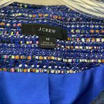 J.Crew Rack Tweed Blazer Royal Blue/Multi-Color Photo 3