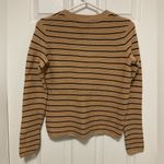 English Factory  New Tan & Black Striped Knit Sweater Photo 7