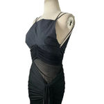 CHRISTOPHER ESBER Chlorophyte Ore Gown in Black 0 New Womens sheer Long Dress Photo 4