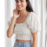 & Other Stories & Other Stories Rainbow Stripe Crop Photo 0