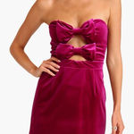 Avec Les Filles 🆕  Bow Strapless Cutout Minidress Fuschia size‎ XL BIN H Photo 0