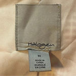 Halogen PINK WHITE CHECKED CROPPED ZIP UP BLAZER LINED POCKETS WOMEN SIZE MEDIUM Photo 9