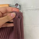 Baserange Organic Cotton Ribbed Knit Wrap Skirt Size S Brown Photo 5