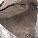 Joy Susan Dark Gray Leather Hobo Bag Photo 2