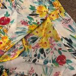 Anthropologie Fig & flower sheer floral tunic top M Photo 7