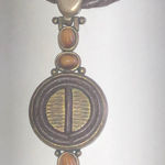 Chico's Bronze and Brown Boho Pendant Necklace Photo 0