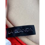 La Blanca Brand New Women's Size 10 Red Padded Pushup Bikini Top Underwire Photo 3