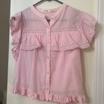 Hale House Pink Eyelet Top Size M Photo 1