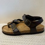 New. Women's Brown Sandals – Breathable Thong Design with Cork Footbed Size 10 Photo 9
