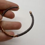 Stella & Dot ‎ Resilience Cuff bracelet rose gold pave Bangle Vintage Photo 10