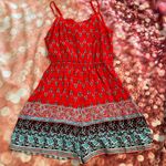 Xhilaration Printed Ruffle Romper Photo 5