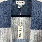 Pepin for Anthropologie Women's Striped Sweater Alpaca Wool Photo 2