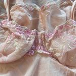 Victoria's Secret Vintage Victoria’s Secret Embroidered Silk Slip Photo 4