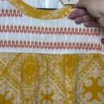 Savanna Jane Embroidered Hippie Boho Cap Sleeve 100% Cotton Flowy Blouse Size M Size M Photo 2