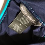 Vince Camuto Swim Bikini Top Bandeau Removable Cups Navy Blue Teal Size M Photo 2