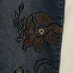 NWT WO SIZE 24 Petite DG2 by Diane Gilman Embroidered Denim Jeans Blue Photo 4