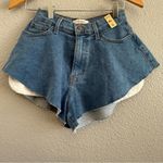Vibrant Vintage‎  MIU High Cut Denim Shorts Size Small NWT Photo 1