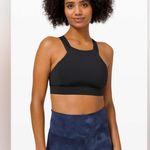 Lululemon Strong at Heart Bra Medium Support Black Women’s Sports Bra Size 6 Photo 2