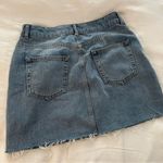Topshop  motto denim jean high rise mini skirt! Size 6 Photo 2