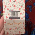 Free People Flower Fields Mini Dress Burgundy Ballon Sleeves Ruffles Boho Small Photo 6