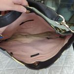 Dooney & Bourke Giraffe Cow Print Leather Hobo Shoulder Bag Women's Purse Large Photo 2