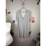 American Eagle Soft & Sexy Striped T-Shirt Dress - Size - Large Photo 1