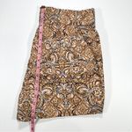 J.Crew Size M Poplin Short in Ornate Paisley Pull-On Cotton Pocket Style BH824 Photo 13