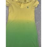 Ralph Lauren green yellow ombre polo dress xs (spots On Front Shown) Photo 4