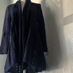 Angel Of The North Deep Blue Knit Cardigan Photo 5