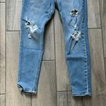 Old Navy Light Blue Distressed Skinny Jeans Photo 3