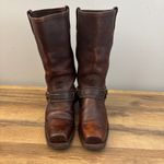 Frye 12R Harness Square Toe Moto Boots 77250 Made In USA Women’s 8.5 M Photo 1