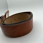 Michael Kors Michael Stretch Leather Waist Belt in Tan Size S/M NWT Photo 1