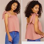 Outerknown  Dusty Pink Organic Cotton Tank Top NWT S Photo 2